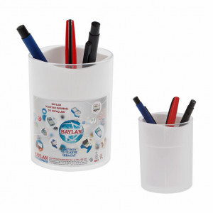 957 Beyaz PVC-Akrilik Kalemlik 957 Beyaz PVC-Akrilik Kalemlik