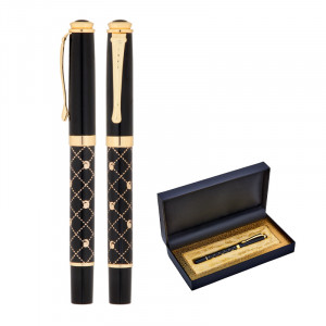 656-KR Siyah-Gold Metal Roller Kalem Seti 656-KR Siyah-Gold Metal Roller Kalem Seti