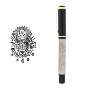 661-R Tuğra Kabartma Figürlü Metal Roller Kalem 661-R Tuğra Kabartma Figürlü Metal Roller Kalem