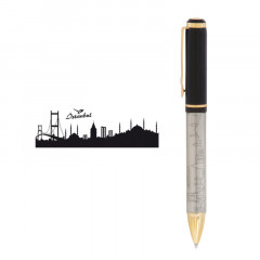 661-T İstanbul Kabartma Figürlü Metal Tükenmez Kalem 661-T İstanbul Kabartma Figürlü Metal Tükenmez Kalem
