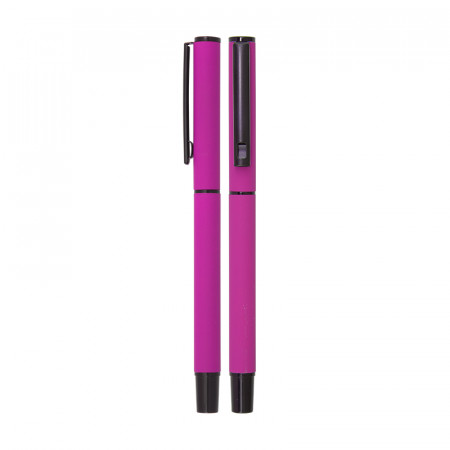 1023-R Pembe Metal Roller Kalem Rubber Gövde 1023-R Pembe Metal Roller Kalem Rubber Gövde