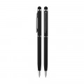 587 Siyah Metal Tükenmez Touchpen Kalem