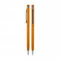 587 Turuncu Metal Tükenmez Touchpen Kalem