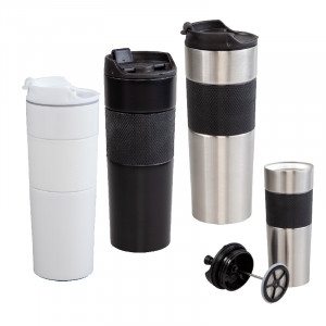 5312 Krom French Press Çelik Termos / 450 ml 5312 Krom French Press Çelik Termos / 450 ml
