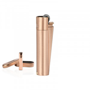 MT-115 Rose Gold Clipper Metal Siboplu Çakmak MT-115 Rose Gold Clipper Metal Siboplu Çakmak