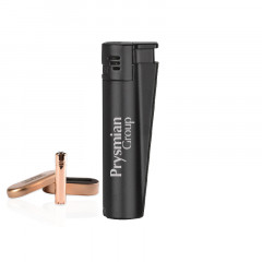 MJ-106 Siyah Clipper Metal Turbo Si̇boplu Çakmak MJ-106 Siyah Clipper Metal Turbo Si̇boplu Çakmak