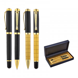 1214-RT Gold Metal Roller & Tükenmez Kalem Seti 1214-RT Gold Metal Roller & Tükenmez Kalem Seti