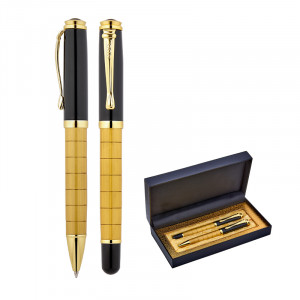 1214-RT Gold Metal Roller & Tükenmez Kalem Seti 1214-RT Gold Metal Roller & Tükenmez Kalem Seti
