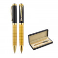 1214-KT Gold Metal Tükenmez Kalem Seti 1214-KT Gold Metal Tükenmez Kalem Seti