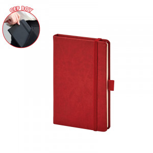 923-914 Kırmızı 9 x 14 Termo Deri̇ Defter 923-914 Kırmızı 9 x 14 Termo Deri̇ Defter