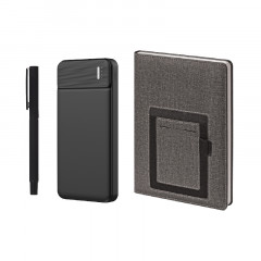 5063 Siyah Defter & Kalem & Powerbank Set 5063 Siyah Defter & Kalem & Powerbank Set
