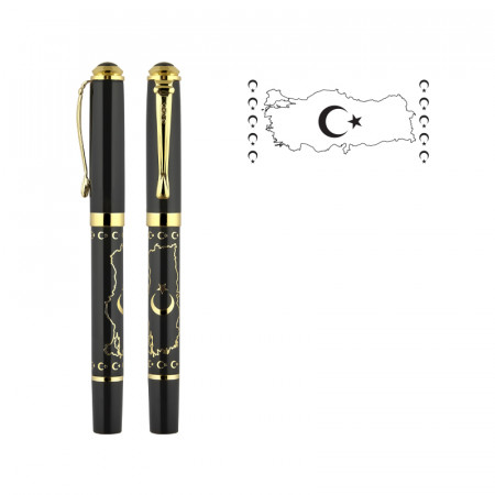 685-R Türkiye Kabartma Figürlü Metal Roller Kalem 685-R Türkiye Kabartma Figürlü Metal Roller Kalem