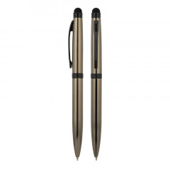 1113 Füme Metal Tükenmez Touchpen Kalem 1113 Füme Metal Tükenmez Touchpen Kalem