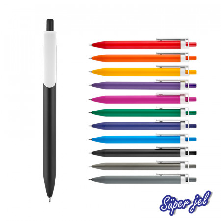 509-BK Pembe Plastik Süper Jel Refil Kalem