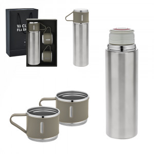 5337 Krom Çelik 3'lü Termos Set / 500 ml 5337 Krom Çelik 3'lü Termos Set / 500 ml