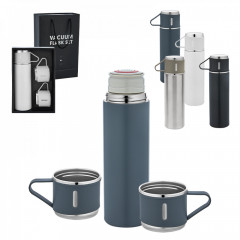 5337 Krom Çelik 3'lü Termos Set / 500 ml 5337 Krom Çelik 3'lü Termos Set / 500 ml