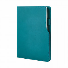 941-HOLMEN Turkuaz  15 x 21 Termo Deri̇ Defter (Holmen Ki̇tap Kağıdı)