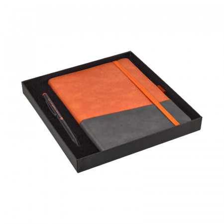 2427-K Turuncu Defter & Kalem Set