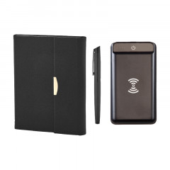 5072 Siyah Defter & Kalem & Powerbank Set 5072 Siyah Defter & Kalem & Powerbank Set