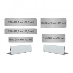 Metal Plaka-4415 Uni Metal Plaka Metal Plaka-4415 Uni Metal Plaka