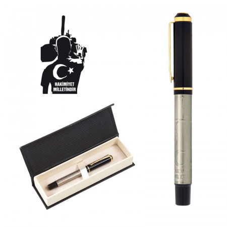 661-KR Millet Kabartma Figürlü Metal Roller Kalem Seti 661-KR Millet Kabartma Figürlü Metal Roller Kalem Seti